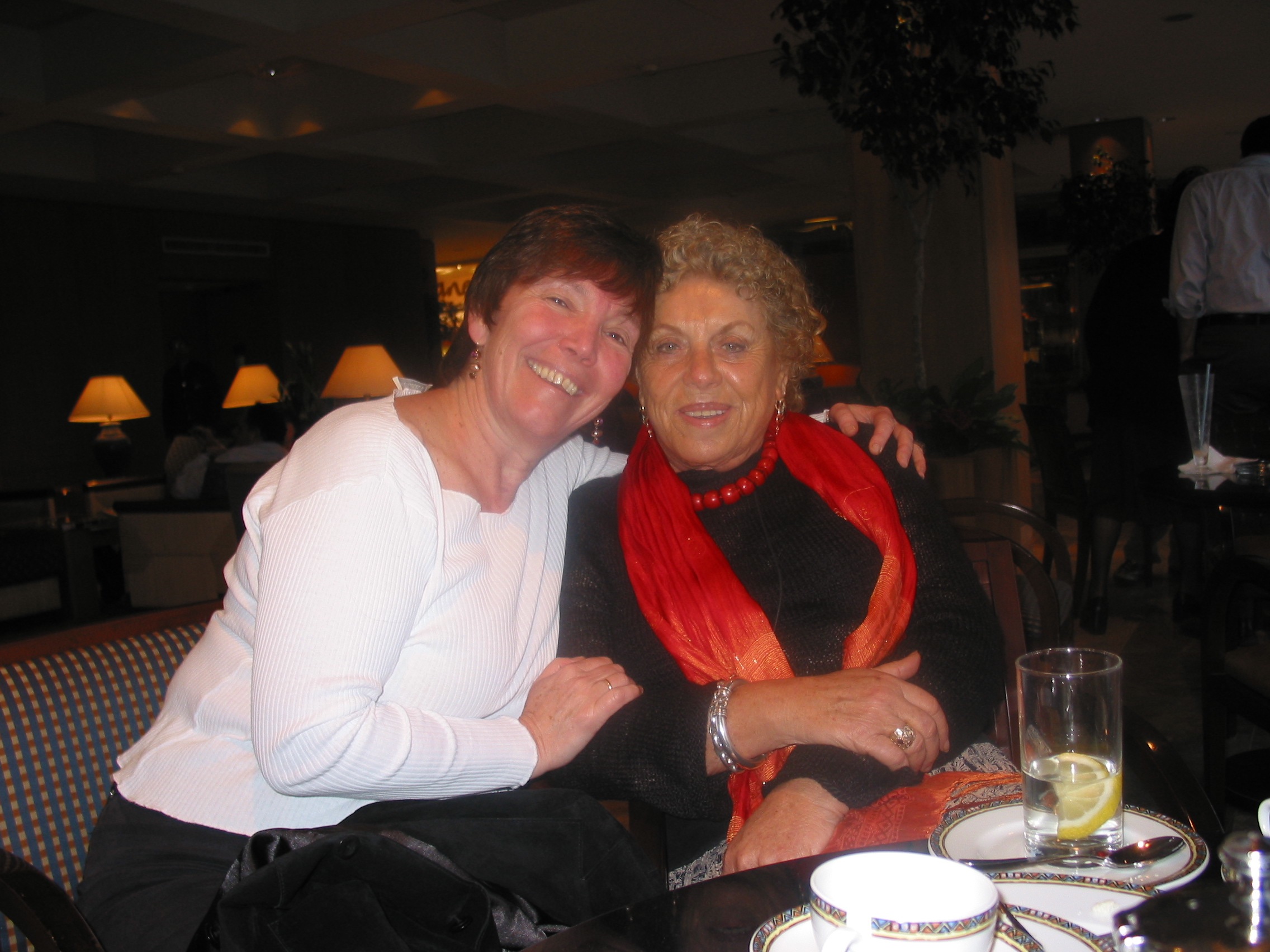 Avec Shulamit Aloni 
